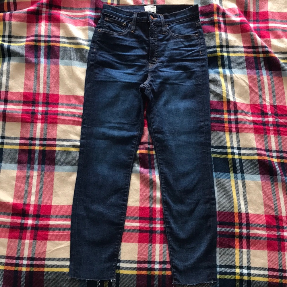 JCrew 10” HighRise Toothpick Jean